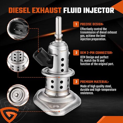 Diesel Exhaust Fluid Injector (DEF) Compatible with Dodge Ram 2500 3500 4500 5500 2013-2020| Fit For Ford F250 F350 F450 F550 Super Duty 2017-2019 6.7L Diesel Replace# 04627241AF in Saudi Arabia