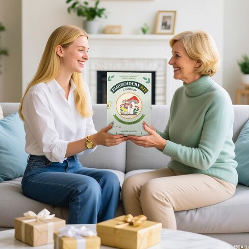 مجموعة تطريز Cyanfour ذات 4 مراحل للمبتدئين والبالغين، سهلة التعلم 38 غرزة مختلفة من التعليمات والفيديو، مجموعات إبرة للبالغين مع أنماط تطريز مختومة. in Saudi Arabia