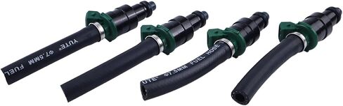 4Pcs Fuel Injector 0280150206 025906031 Compatible with VW Volkswagen Vanagon Nozzle 2.1L 1.9L 1983-1991 in Saudi Arabia