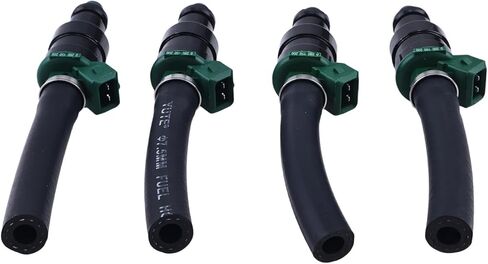 4Pcs Fuel Injector 0280150206 025906031 Compatible with VW Volkswagen Vanagon Nozzle 2.1L 1.9L 1983-1991 in Saudi Arabia