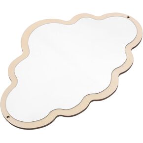 Gatuida Nordic Girl Safety Mirror Cloud Shaped Decorative Wall Mirror for Room Shatterproof Design for Boy Girl's Dressing and Play Area in Saudi Arabia