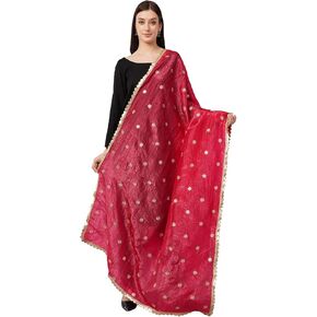 سحق dupatta على الحرير الفني ، شال خفيف الوزن ، وشاح ، غلاف in Kuwait