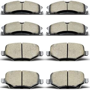 D1611 D1612 Front Rear Ceramic Brake Pads Set Fit For Ford Explorer,Flex,Taurus,Police Interceptor Sedan/Utility,Special Service Police Sedan,For Lincoln MKS/MKT in Saudi Arabia