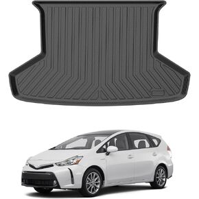 Mixsuper Custom Fit Cargo Liner for 2019-2023 Mazda 3 Hatchback Trunk Liner All Weather Rear Cargo Trunk Mat (Does Not Fit Sedan Models) Black in Kuwait