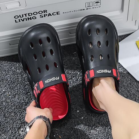 السدادات للرجال في الهواء الطلق الرياضة الرياضية الرياضية التنفس التنفس غير قسيمة حديقة أحذية المياه الشاطئ انزلاق على البغال للجنسين in Kuwait