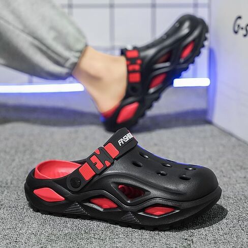 السدادات للرجال في الهواء الطلق الرياضة الرياضية الرياضية التنفس التنفس غير قسيمة حديقة أحذية المياه الشاطئ انزلاق على البغال للجنسين in Kuwait