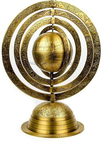 Nagina International Decorative Hanging & Standing Solid Solid Brass Brass Brother | الكرات العتيقة البحرية | زخارف ديكور عتيقة (تقف متعددة الأذرع) in Saudi Arabia