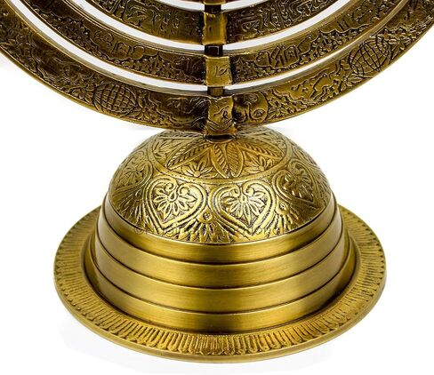 Nagina International Decorative Hanging & Standing Solid Solid Brass Brass Brother | الكرات العتيقة البحرية | زخارف ديكور عتيقة (تقف متعددة الأذرع) in Saudi Arabia