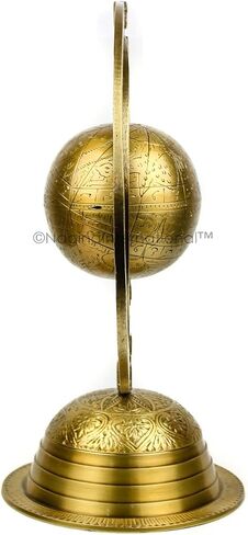 Nagina International Decorative Hanging & Standing Solid Solid Brass Brass Brother | الكرات العتيقة البحرية | زخارف ديكور عتيقة (تقف متعددة الأذرع) in Saudi Arabia