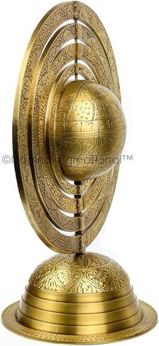 Nagina International Decorative Hanging & Standing Solid Solid Brass Brass Brother | الكرات العتيقة البحرية | زخارف ديكور عتيقة (تقف متعددة الأذرع) in Saudi Arabia