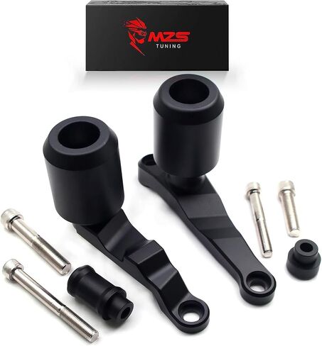 MZS Motorcycle Frame Sliders Compatible with CBR650R CBR 650R 2024-2025, Falling Anti Crash Protector Guards Engine Fairing Protection No Cut Kits Black in Saudi Arabia