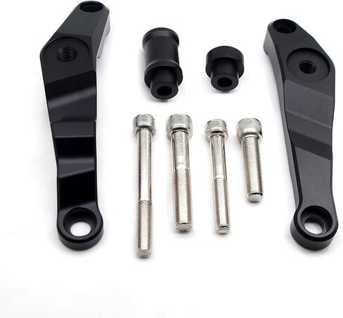 MZS Motorcycle Frame Sliders Compatible with CBR650R CBR 650R 2024-2025, Falling Anti Crash Protector Guards Engine Fairing Protection No Cut Kits Black in Saudi Arabia