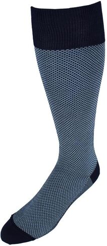 Trafalgar Men's Clayton Birdseye Over The Calf Mercerized Cotton Socks (1Pair) in Saudi Arabia