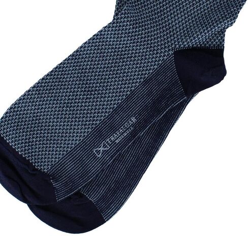 Trafalgar Men's Clayton Birdseye Over The Calf Mercerized Cotton Socks (1Pair) in Saudi Arabia