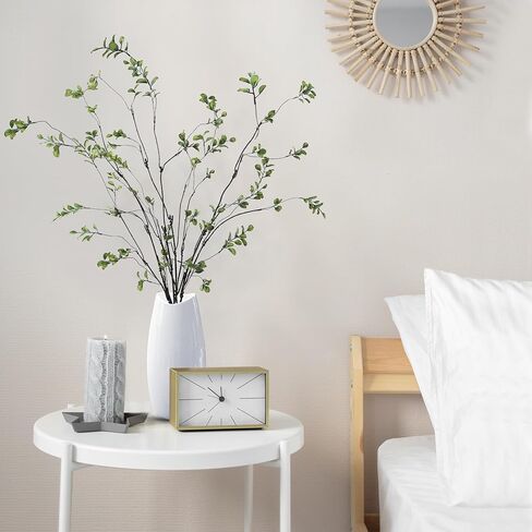 SGGVECSY 47.2 '' 4PCS فروع FICUS الاصطناعية السيقان الخضراء الاصطناعية تنبع Faux Ficus Twig Plants Fake Leaf Leaf Green Green Eucalyptus فروع لمكتب مزهرية الزفاف. in Saudi Arabia
