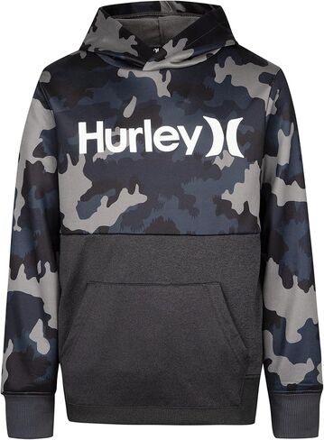 بلوفر بغطاء للرأس برسوم جرافيك للأولاد من Hurley (للأطفال الكبار) بيرش هيذر SM (8 أطفال كبار) in Saudi Arabia