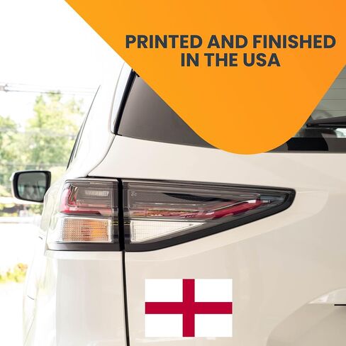 Magnet Me Up England St. George's Flag Car Magnet Decal, 4x6 Inches, Heavy Duty Automotive Magnet for Car, Truck SUV in Saudi Arabia
