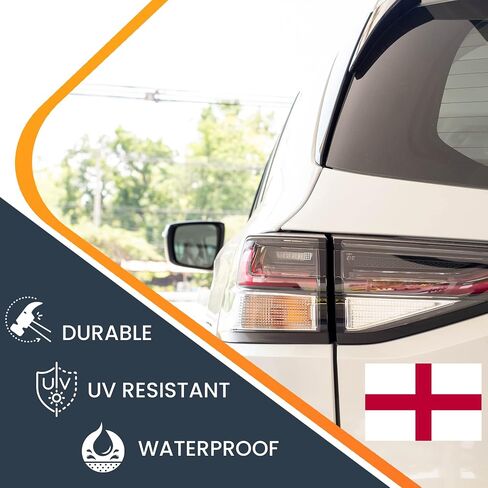 Magnet Me Up England St. George's Flag Car Magnet Decal, 4x6 Inches, Heavy Duty Automotive Magnet for Car, Truck SUV in Saudi Arabia