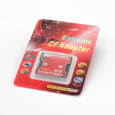 High Speed Secure Digital to CF Standard Compact Flash Type I Card Adapter Compatible with Digital Cameras in Kuwait