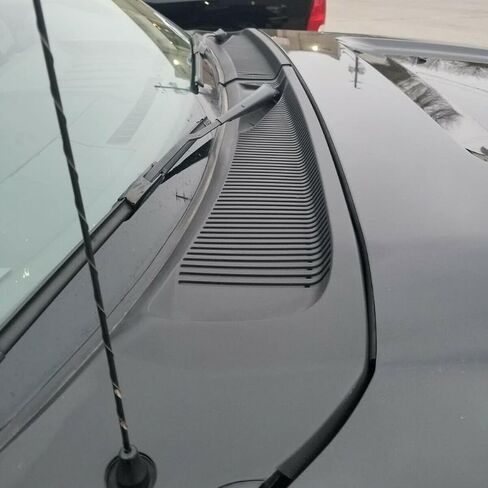 Ecotric Wiper Cowl Vent Grille Cover Cover Cover Attible مع 2011-2016 F250 F350 F450 F550 Black Clor in Saudi Arabia