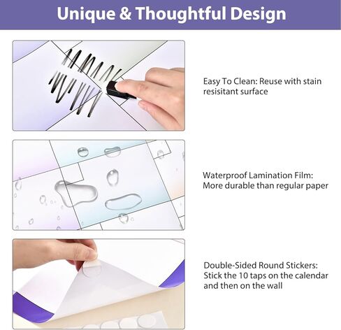 التقويم المغناطيسي 2024-2025، 2024-2025 التقويم من أبريل 2024 - يونيو 2025، تقويم 15 شهرًا 2024-2025، تقويم مغناطيسي للثلاجة، 8 × 10 بوصة in Kuwait