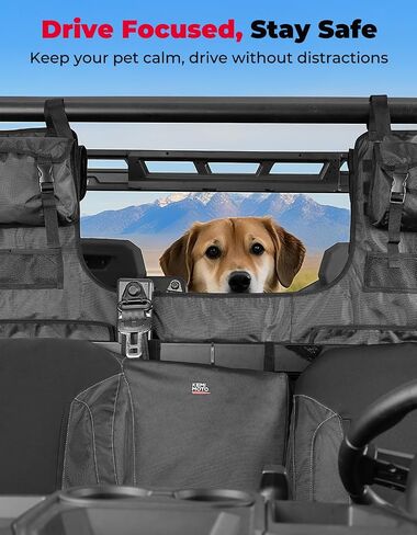 حقيبة تخزين Kemimoto UTV متوافقة مع Polaris Ranger XP 1000 Crew/Can-AM Defender Max/CFMoto Uforce 1000 XL ، 1680D Oxford Canvas STORAGE STORAGE STORAGINGE REAT FOR HUNTING ، أدوات المزرعة (8 جيوب) in Saudi Arabia