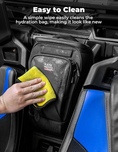 KEMIMOTO X3 Center Storage Bag with Two Hydration Backpacks Updated Storage Shoulder Console Cargo Bag Seat Center Compatible with Can Am Maverick X3 MAX XRS XDS Turbo R RR 2017-2025 in Saudi Arabia