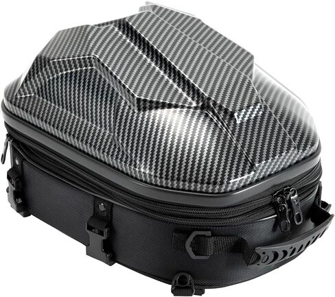 حقيبة ذيل دراجة نارية Sunpie 15L-20L قابلة للتوسيع للدراجات النارية على ظهر حقيبة خوذة ABS HARD SHELL HARD PORTORGERAIN in Kuwait