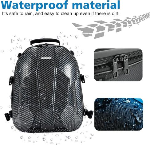 حقيبة ذيل دراجة نارية Sunpie 15L-20L قابلة للتوسيع للدراجات النارية على ظهر حقيبة خوذة ABS HARD SHELL HARD PORTORGERAIN in Kuwait