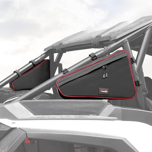 StarknightMT RZR XP 1000 Storage Bags Triangle Side Tool Bags Compatible with 2025 2024 Polaris RZR XP 1000/4 1000 Rear Anti-Roll Frame Mount Corner Bags 2Pcs Organizer for Side by Side Accessories in Saudi Arabia