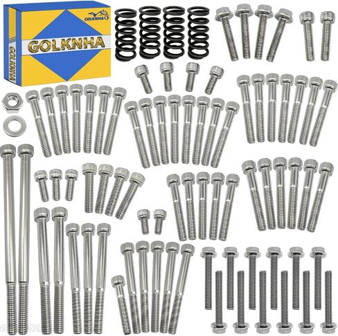 84 PCS 304 Stainless Bolt Screw Engine Polished Kit Honda Sportrax 250 TRX250 2001-2020 in Saudi Arabia