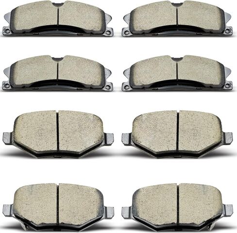 D1611 D1612 Front Rear Ceramic Brake Pads Set Fit For Ford Explorer,Flex,Taurus,Police Interceptor Sedan/Utility,Special Service Police Sedan,For Lincoln MKS/MKT in Saudi Arabia