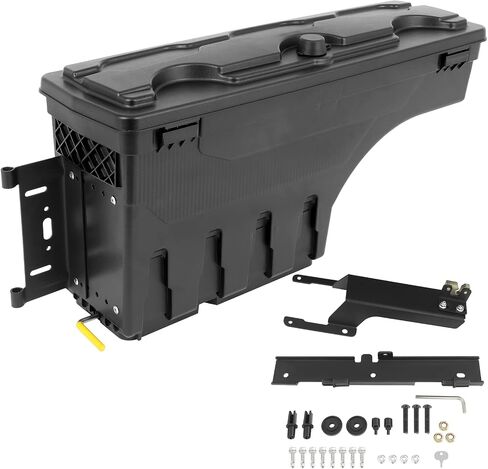 SCITOO Truck Bed Tool Box Fit For Ford For F-150 2015-2022 Waterproof Storage Box Left Driver Side And Right Passenger Side in Saudi Arabia