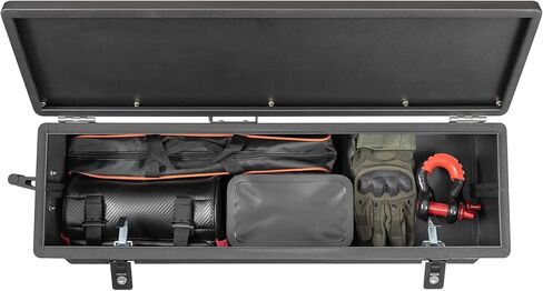 صندوق تخزين سرير الشاحنة-صندوق أدوات شاحنة للملحقات Molle ، صندوق شحن مع Lock for Ford F150 Accessories Fits Ford F150 2015-2024 ، Side Driver in Kuwait