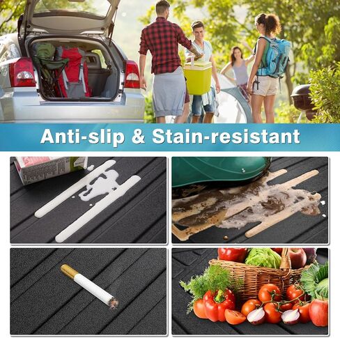 Mixsuper Custom Fit Cargo Liner for 2019-2023 Mazda 3 Hatchback Trunk Liner All Weather Rear Cargo Trunk Mat (Does Not Fit Sedan Models) Black in Kuwait