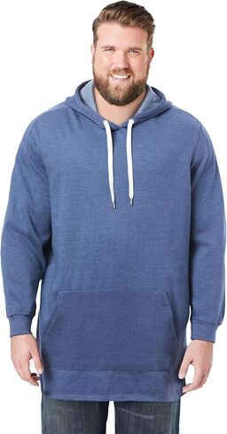 KingSize Men's Big & Tall Fleece Longer-Length Pullover Hoodie in Saudi Arabia