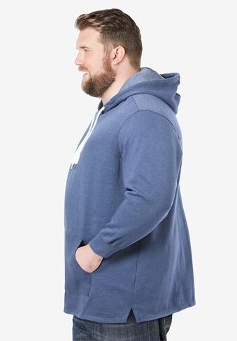 KingSize Men's Big & Tall Fleece Longer-Length Pullover Hoodie in Saudi Arabia