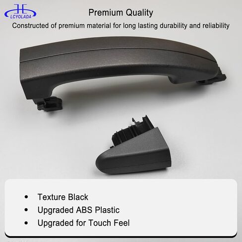 Exterior Rear Passenger Sliding Door Handle for 2015-2023 Ford Transit T150 T250 T350 Van, Replaces# BK2Z-6126604-A, BK2Z-61218B08-A, 97699, Textured Black in Saudi Arabia
