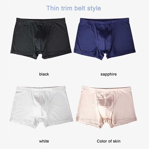 Safety Certification 5-Pack Boxer Briefs Men's Nylon Spandex Seamless Comfy Underwear Soft Stretchy(Color:Black B,Size:L/Large) in Saudi Arabia