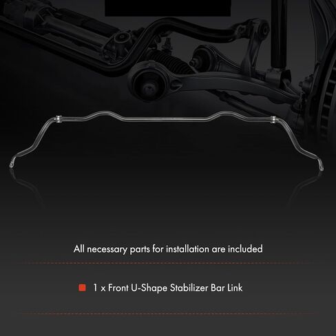 A-Premium [17mm] شريط تثبيت التعليق الأمامي ، متوافق مع Toyota Camry 1997-2001 ، Avalon 1997-2004 ، Solara 1999-2003 و Lexus ES300 1998-2001 in Kuwait