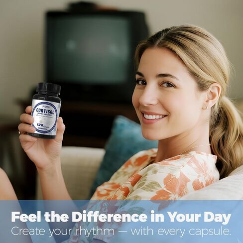 مكملات الكورتيزول 11 في 1 للنساء والرجال ، مخفض الكورتيزول والسموم مع المغنيسيوم ، أشواغاندا و L-theanine ، من أجل المزاج ، التركيز ، دعم النوم ، 120 كبسولة in Kuwait