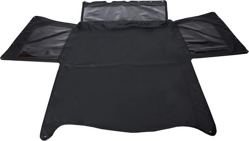 استبدال أعلى ناعم متوافق مع 1986-1994 Suzuki Samurai w/Tinted Zip Out Windows Sailcloth Vinyl Black in Saudi Arabia