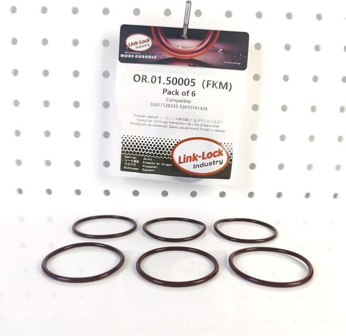 6PCS FKM Viton OR.01.50005 Steering Oil Tank O-Ring Gasket 32411128333 32410141428 for BMW E87 E90 E60 E38 E65 E84 E81 R50 R53 in Saudi Arabia