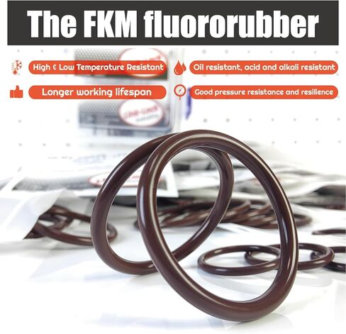 6PCS FKM Viton OR.01.50005 Steering Oil Tank O-Ring Gasket 32411128333 32410141428 for BMW E87 E90 E60 E38 E65 E84 E81 R50 R53 in Saudi Arabia