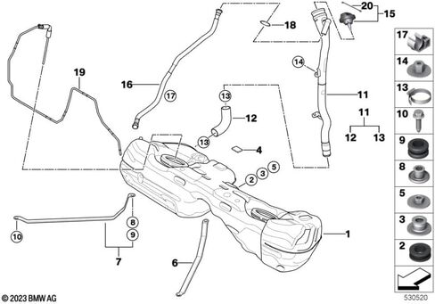 10PCS FKM Viton OR.01.50006 Fuel Filler Pipe O-Ring Gasket 16126766044 for BMW E81 E87 E90 E92 E84 E85 in Saudi Arabia