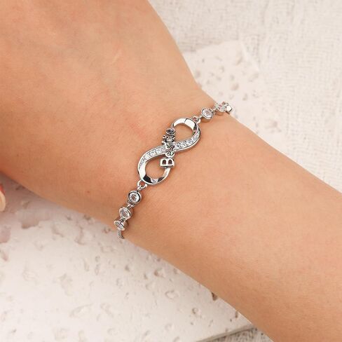 Infinity Love Bracelets for Women Sister Bestie Birthday Mothers Day Valentines Christmas Presents Jewelry Gifts in Kuwait