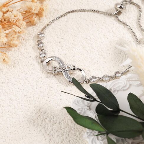 Infinity Love Bracelets for Women Sister Bestie Birthday Mothers Day Valentines Christmas Presents Jewelry Gifts in Kuwait