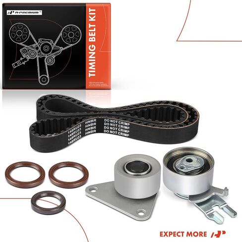مجموعة حزام توقيت محرك A-premium متوافقة مع Volvo Cars-XC60 2015-2016 ، XC90 2003-2006 ، S60 2001-2009/2012-2016 ، XC70 ، S80 ، C70 ، V60 ، C30 ، S40 ، V60 Cross Country ، S60 Crossy ، V60 in Kuwait