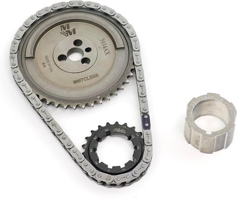 Michigan Motorsports 3-Bolt 24x LS Single Roller Timing Chain Set w/Adjustable Crank Sprocket & ARP 134-1003 Cam Bolt Kit - Fits LS1 LS6 LQ4 LQ9 LR4 LM7 L59 LM4 L33 4.8L 5.3L 5.7L 6.0L in Saudi Arabia