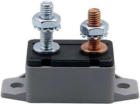 ZOOKOTO 2pcs 12-24V 30 Amp ATV Resettable Circuit Breaker Fuse Holder with Plastic Cover 30A in Saudi Arabia